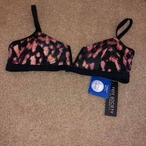 Free Society leopard print bikini top